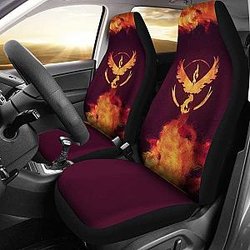 Team Valor Moltres Pokemon Car Seat Covers Universal Fit 051312 SC2712