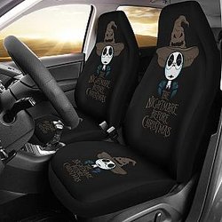 Nightmare Before Christmas Cartoon Car Seat Covers - Jack Skellington The Nerd Witch Harry Potter Seat Covers Ci101204 SC2712