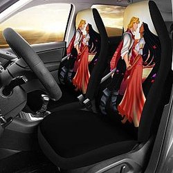 Pocahontas Love John Smith Car Seat Covers Disney Cartoon Universal Fit 051012 SC2712