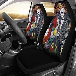 Jack And Sally Nightmare Before Christmas Car Seat Covers Universal Fit 051012 SC2712