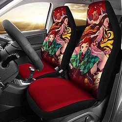 Kimetsu No Yaiba Anime Tanjiro Kamado Car Seat Covers Universal Fit 051012 SC2712