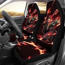 Tanjiro Kamado Kimetsu No Yaiba Anime Car Seat Covers Universal Fit 051012 SC2712