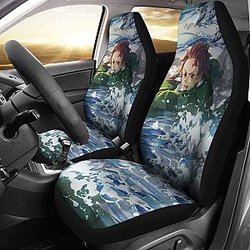 Kimetsu No Yaiba Tanjiro Kamado Anime Car Seat Covers Universal Fit 051012 SC2712