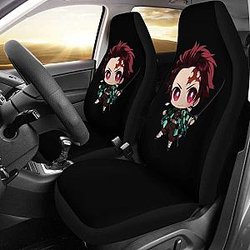 Kimetsu No Yaiba Anime Car Seat Covers Tanjiro Kamado Universal Fit 051012 SC2712