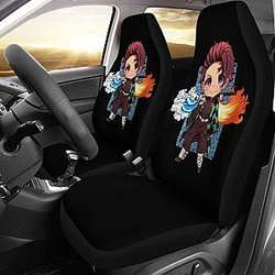 Tanjiro Kamado Car Seat Covers Kimetsu No Yaiba Anime Universal Fit 051012 SC2712