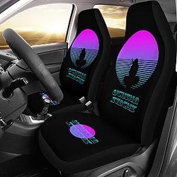 Naruto Anime Car Seat Covers - Uchiha Itachi Sitting Retro Moon Seat Covers Ci101604 SC2712