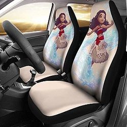 Moana Funny Car Seat Covers Disney Cartoon Fan Gift Universal Fit 051012 SC2712