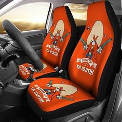 Yosemite Sam Car Seat Cover Looney Shut Up Ya Idjit Fan Gift Universal Fit 051012 SC2712