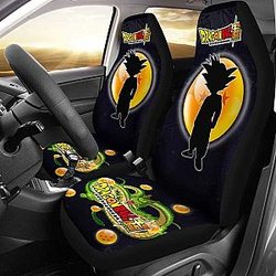 Goku Fighting Shenron Dragon Ball Anime Car Seat Covers 2 Universal Fit 051012 SC2712