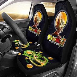 Goku Super Saiyan 2 Shenron Dragon Ball Anime Car Seat Covers 2 Universal Fit 051012 SC2712