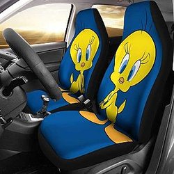 Tweety Bird In Blue Theme Car Seat Covers Universal Fit 051012 SC2712