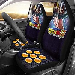 Goku Super Saiyan Ultra Instinct Dragon Ball Anime Car Seat Covers 2 Universal Fit 051012 SC2712