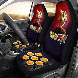 Goku Super Saiyan 1 Dragon Ball Anime Car Seat Covers 2 Universal Fit 051012 SC2712