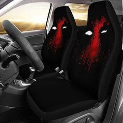 Deadpool Art Dark Blood Theme Car Seat Covers Universal Fit 051012 SC2712