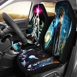 Kirito Asuna Car Seat Covers 2 Universal Fit 051012 SC2712