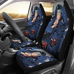 Itachi Uchiha Akatsuki Red Seat Covers Naruto Anime Car Seat Covers Ci102205 SC2712