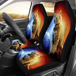 Goose Cat Captain Marvel Car Seat Covers Universal Fit 051012 SC2712