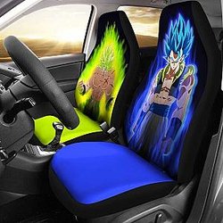 Gogeta Ssj Blue Vs Broly Car Seat Covers Universal Fit 051012 SC2712