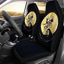 Jack Skellington Moon Car Seat Covers Universal Fit 051012 SC2712