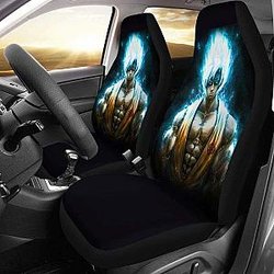 Goku Blue Car Seat Covers 2 Universal Fit 051012 SC2712