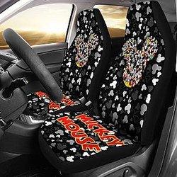 Mickey Mouse'S Face Disney Car Seat Covers Lt02 Universal Fit 225721 SC2712