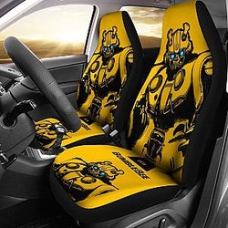 Bumblebee Transformer Yellow Design Car Seat Covers Lt03 Universal Fit 225721 SC2712