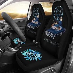 Supernatural Chibi Cute Car Seat Covers Movie H040320 Universal Fit 225311 SC2712