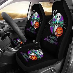 Nightmare Before Christmas Cartoon Car Seat Covers | Jack Skellington With Pumpkin Artwork Seat Covers Ci100705 SC2712