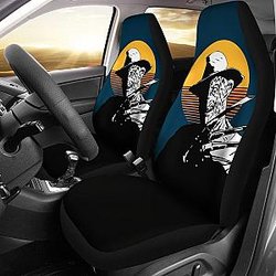 Horror Movie Car Seat Covers | Freddy Krueger Retro Vintage Yellow Moon Seat Covers Ci090121 SC2712