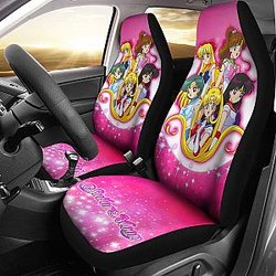 Art Sailor Moon Crystal Car Seat Covers Manga Fan Gift H031520 Universal Fit 225311 SC2712