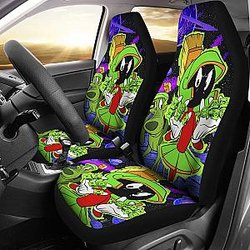 Martian Car Seat Covers Looney Tunes Cartoon Fan Gift H200212 Universal Fit 225311 SC2712