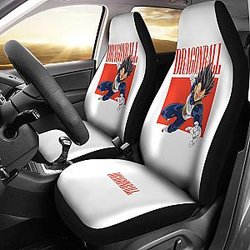 Punch Vegeta Angry Dragon Ball Anime Yellow Car Seat Covers Unique Design Ci0816 SC2712