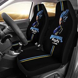 Vegeta Line Art Dragon Ball Anime Red Car Seat Covers Unique Design Ci0813 SC2712