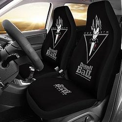 Vegeta Vest Dragon Ball Anime Red Black Car Seat Covers Unique Design Ci0813 SC2712