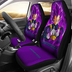 Vegeta Violet Supreme Dragon Ball Anime Yellow Car Seat Covers Unique Design Ci0814 SC2712