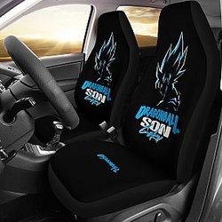 Son Goku Bule Car Seat Covers Anime Dragon Ball Seat Covers Ci0726 SC2712