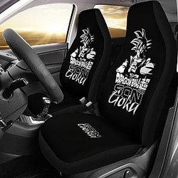 Goku Dragon Ball Back And White Car Seat Covers Ci0727 SC2712