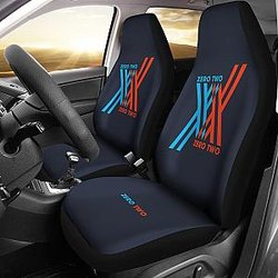 Zero Two Logo Seat Covers Anime Seat Covers Ci0715 SC2712