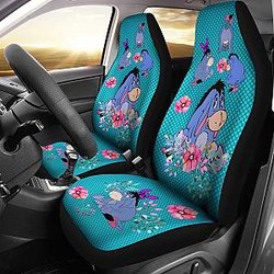 Flower &amp; Eeyore Car Seat Covers Tt06 Universal Fit 225721 SC2712