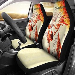 Satoru Gojo Jujutsu KaiSen Car Seat Covers Anime Yellow Seat Covers Ci0714 SC2712