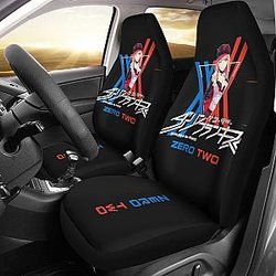 Zero Two Sweets Girl Anime Car Seat Covers Ci0723 SC2712