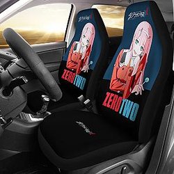 Zero Two Beauty Anime Girl Pink Car Seat Covers For Fans Ci0720 SC2712