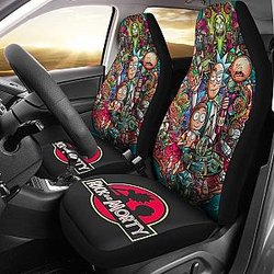 Rick &amp; Morty Funny Car Seat Covers Universal Fit 225721 SC2712