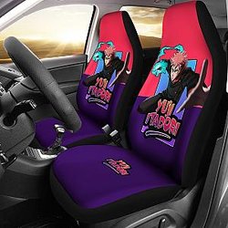 Yuji Itadori Car Seat Covers Fan Art Jujutsu KaiSen Anime Seat Covers Fan Gift Ci0712 SC2712