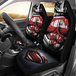 Symbol Chest Superman Car Seat Covers Lt04 Universal Fit 225721 SC2712