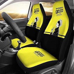 Satoru Gojo Jujutsu Yellow KaiSen Car Seat Covers Anime Seat Covers Ci0629 SC2712