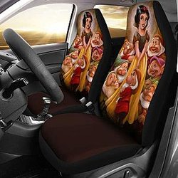 White Snow Princess Car Seat Covers Disney 094128 Universal Fit SC2712