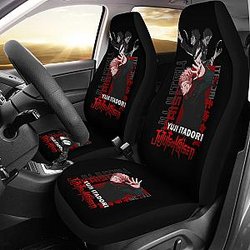 Yuji Itadori Jujutsu KaiSen Type Car Seat Covers Anime Fan Accessories Ci0612 SC2712