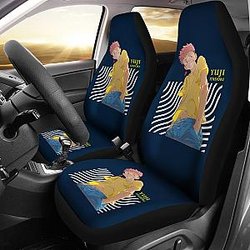 Yuji Itadori Style Jujutsu KaiSen Car Seat Covers Anime  Accessories Ci0612 SC2712