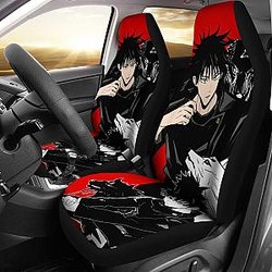 Megumi Fushiguro Car Seat Covers Jujutsu KaiSen Anime Fan Gift Ci0607 SC2712